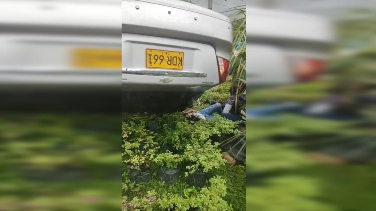 Fuerte accidente en la vía Cali - Jamundí