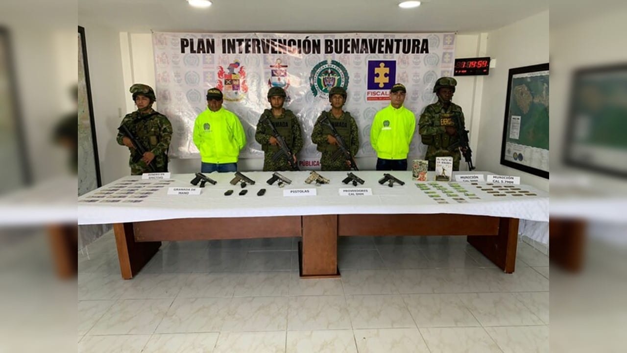 La Armada capturó a 8 integrantes de disidencias y recuperó a dos menores de edad