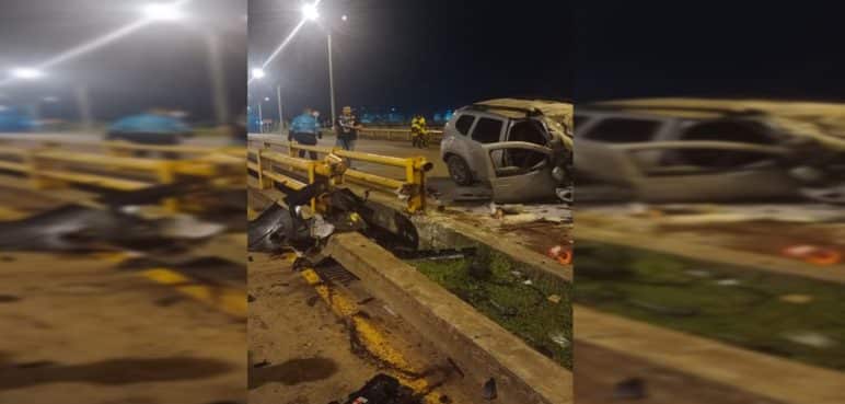 Tres heridos dejó aparatoso accidente de tránsito este domingo en Cali