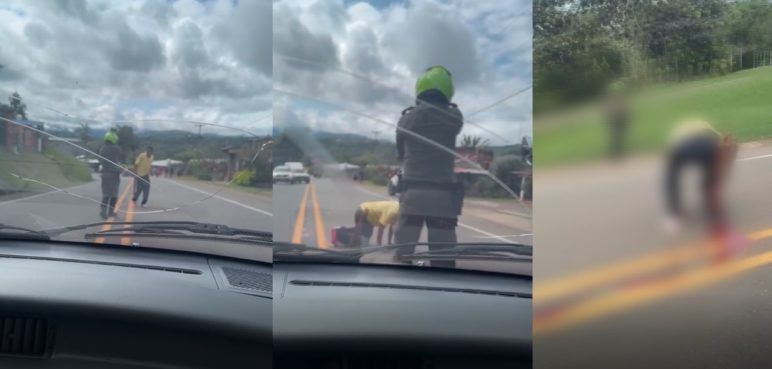 Detienen a hombre que rompía vidrios de carros si los conductores no le daban dinero