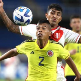 Ésta es la posición de Colombia en el grupo A del Suramericano sub20