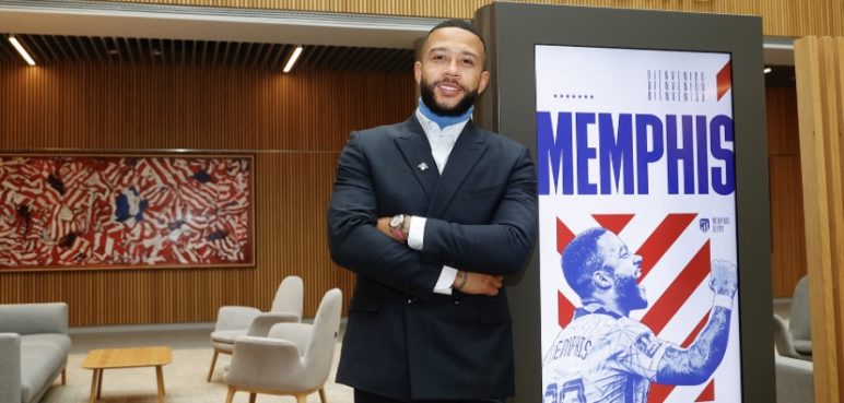 Memphis Depay es nuevo jugador del Atlético de Madrid