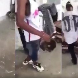 Aterrador video de jóvenes que desenterraron cuerpo, ahora jugando con su cabeza