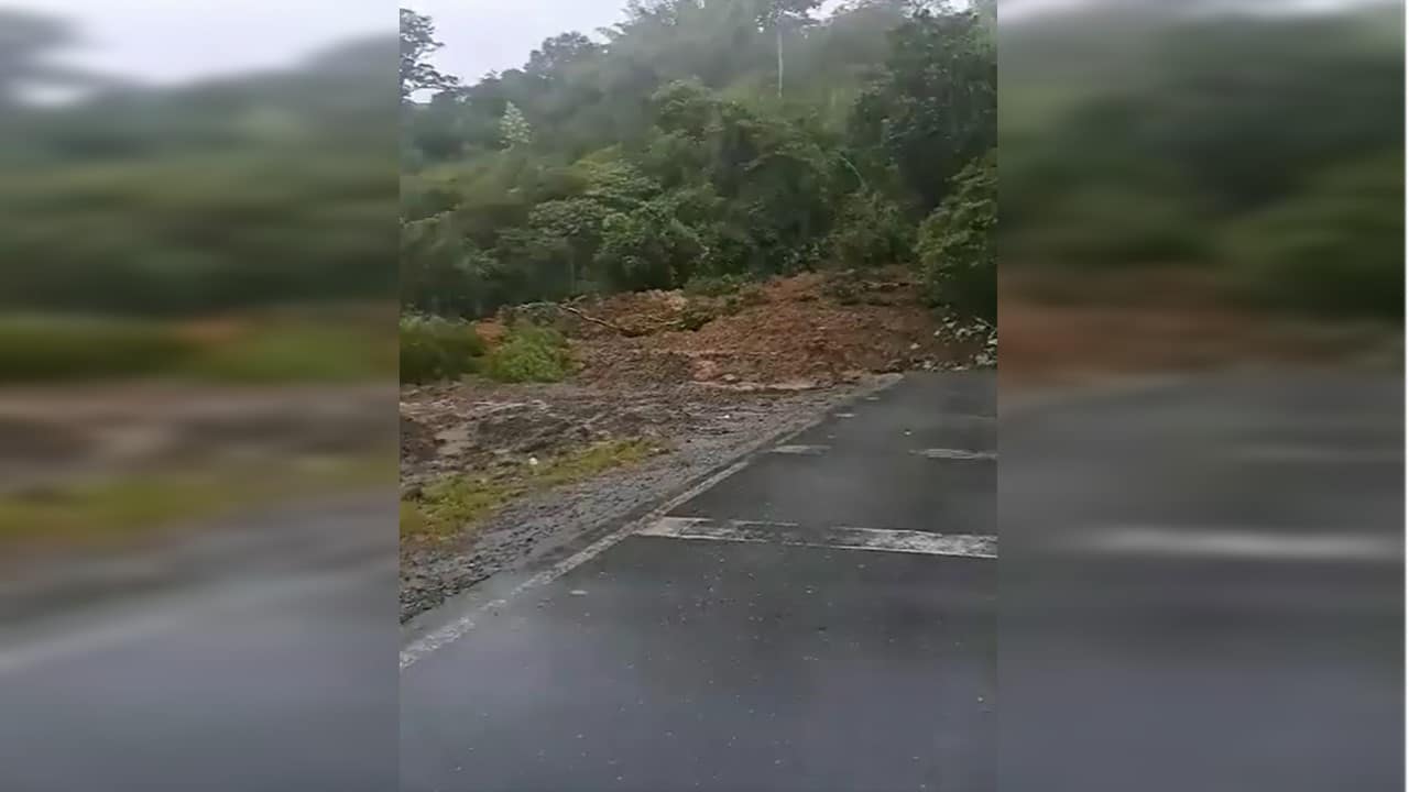 Autoridades anuncian cierre total de la vía Popayán - Pasto por fuerte derrumbe