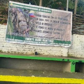 Disidencias de las Farc atemorizan a los habitantes de Santander de Quilichao