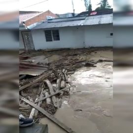 Emergencia en Buga tras desbordamiento de una quebrada