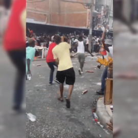En disturbios terminó la verbena de año nuevo en Ulpiano