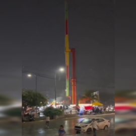 En video: Atracción mecánica se salió de control