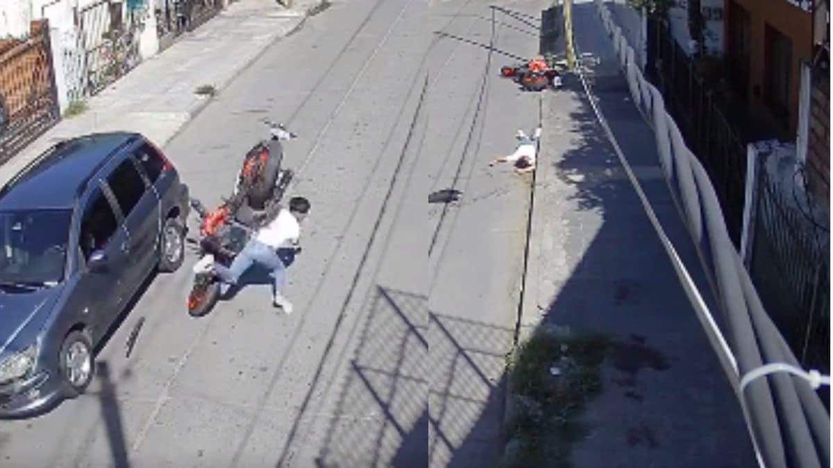 Joven murió en un accidente de moto luego de chocar contra un auto