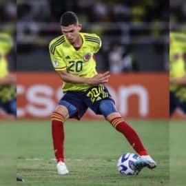 Selección Colombia Sub 20 sufre nueva baja para afrontar hexagonal final