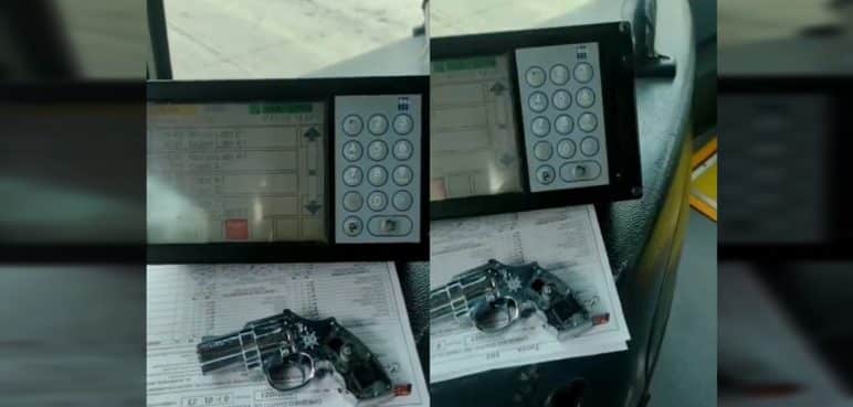 Polémica por video de supuesto conductor de MÍO con un arma para defenderse