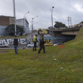 Reportan homicidio de habitante de calle cerca de la terminal de Cali