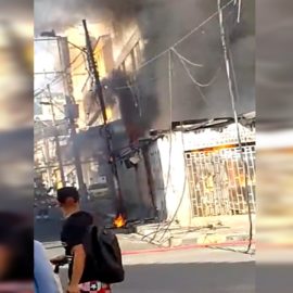Una vivienda afectada dejó incendio en barrio San Nicolás, centro de Cali