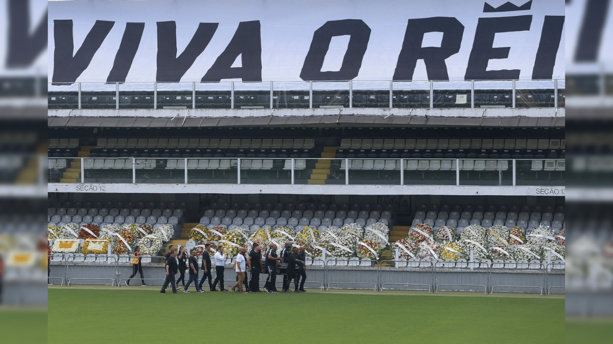 Último adiós al Rey: Este lunes será el velorio de Pelé en el estadio de Santos
