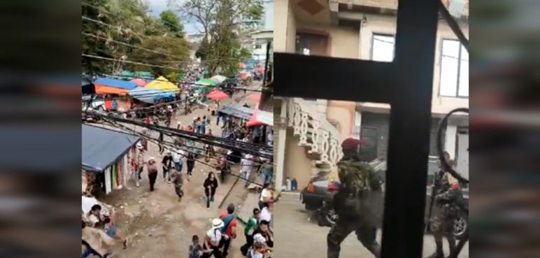 Video: Disidentes de las Farc 'patrullaron' en Balboa, Cauca, generando pánico