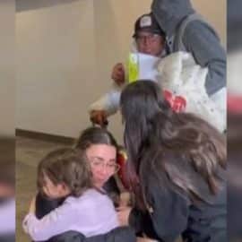 Video: Paula Durán ya se reencontró con sus padres en Estados Unidos