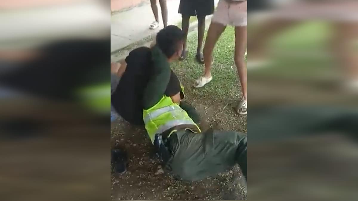 Video: Requisa terminó con la agresión de dos policías en Potrero grande