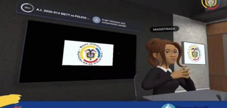 Colombia tuvo la primera audiencia judicial en el mundo del metaverso