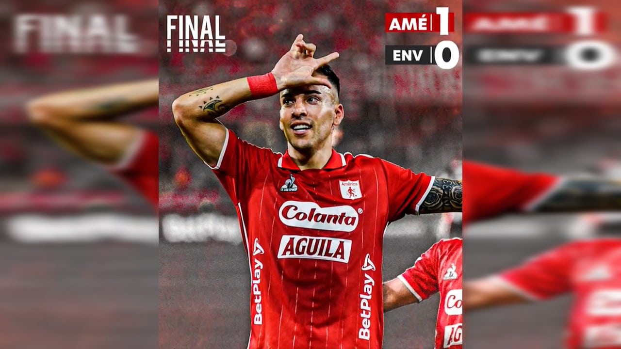 América de Cali triunfó en el Pascual y reafirma su liderato en la Liga