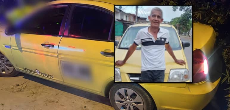 Cadáver que llevaban dentro de un taxi en Cali resultó ser del conductor