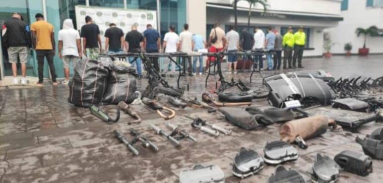 Capturan a 24 presuntos miembros de bandas criminales en Cali