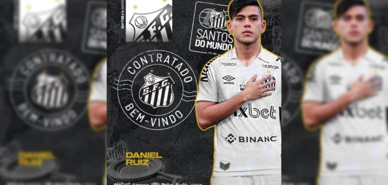 Confirmado: Daniel Ruiz nuevo jugador del Santos de Brasil
