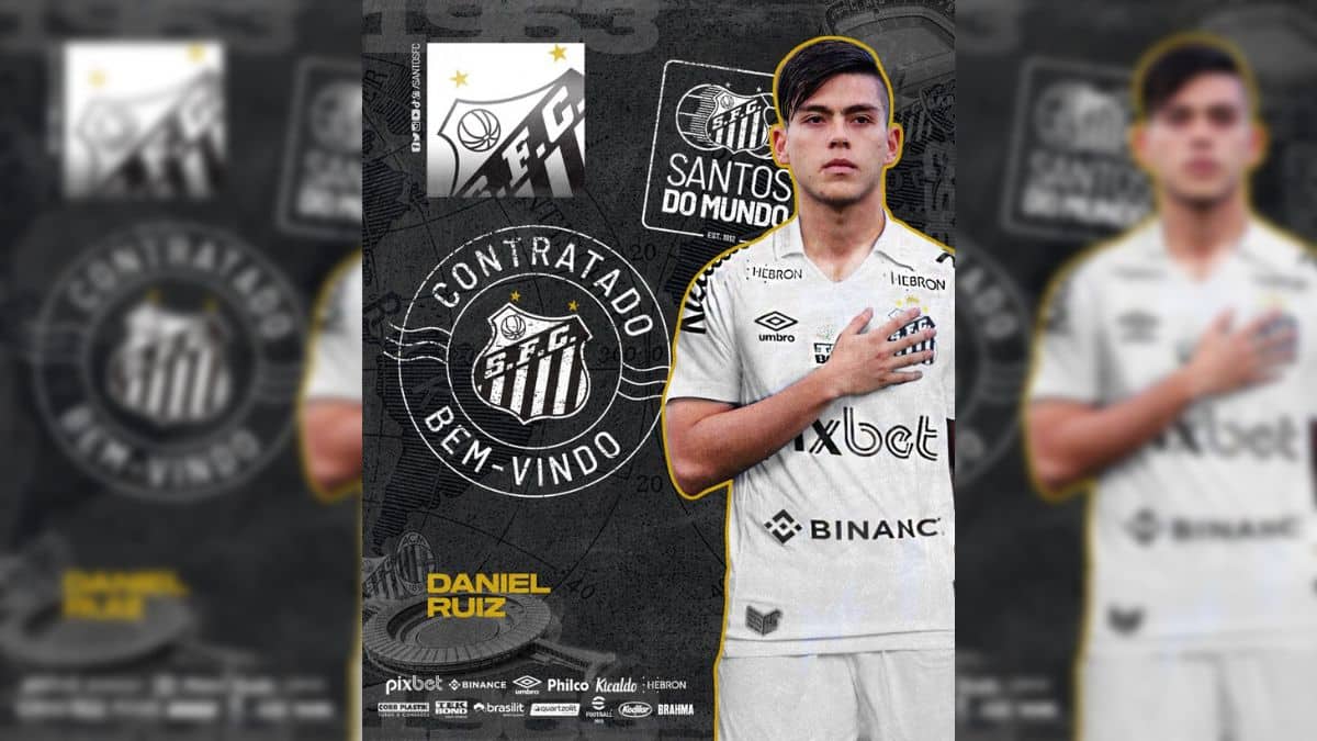 Confirmado: Daniel Ruiz nuevo jugador del Santos de Brasil