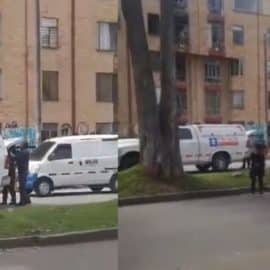 En vídeo: Caída de un cadáver de un carro del CTI causó conmoción en Bogotá