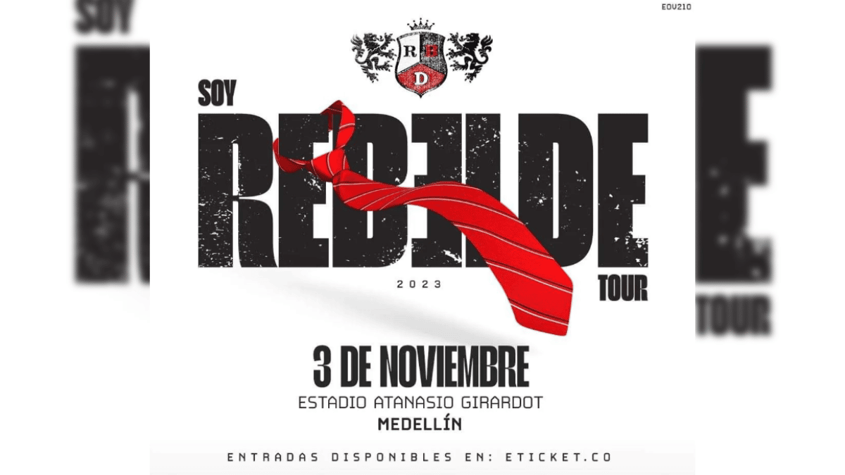 Yo digo R, ustedes dicen BD: Anunciaron segunda fecha de concierto en Medellín