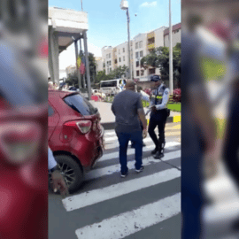 Esto se conoce de la agresión a agente de tránsito en Terminal de transporte