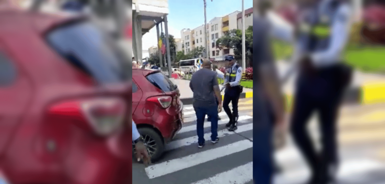 Esto se conoce de la agresión a agente de tránsito en Terminal de transporte