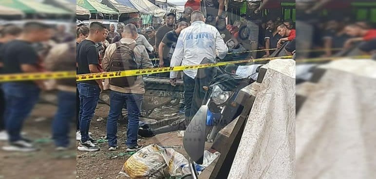 Fuerte balacera en la galería Santa Elena dejó como saldo dos muertos