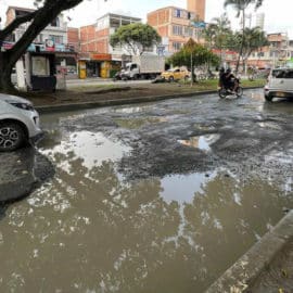 Habitantes de El Caney denuncian el pésimo estado de las vías del barrio