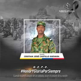 Identifican al soldado asesinado dentro del Batallón Pichincha de Cali