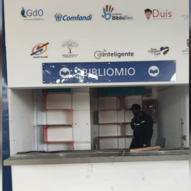Indignante: Robaron la ‘BiblioMÍO’ de la terminal de Paso del Comercio