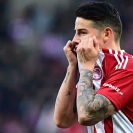 James Rodríguez con molestia muscular ¿Podría perderse la semifinal de Copa?