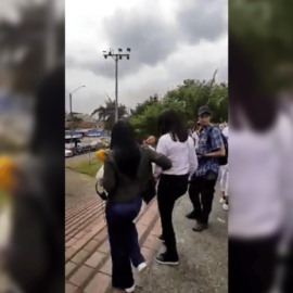 Retiran a periodistas de marcha oficialista en Cali