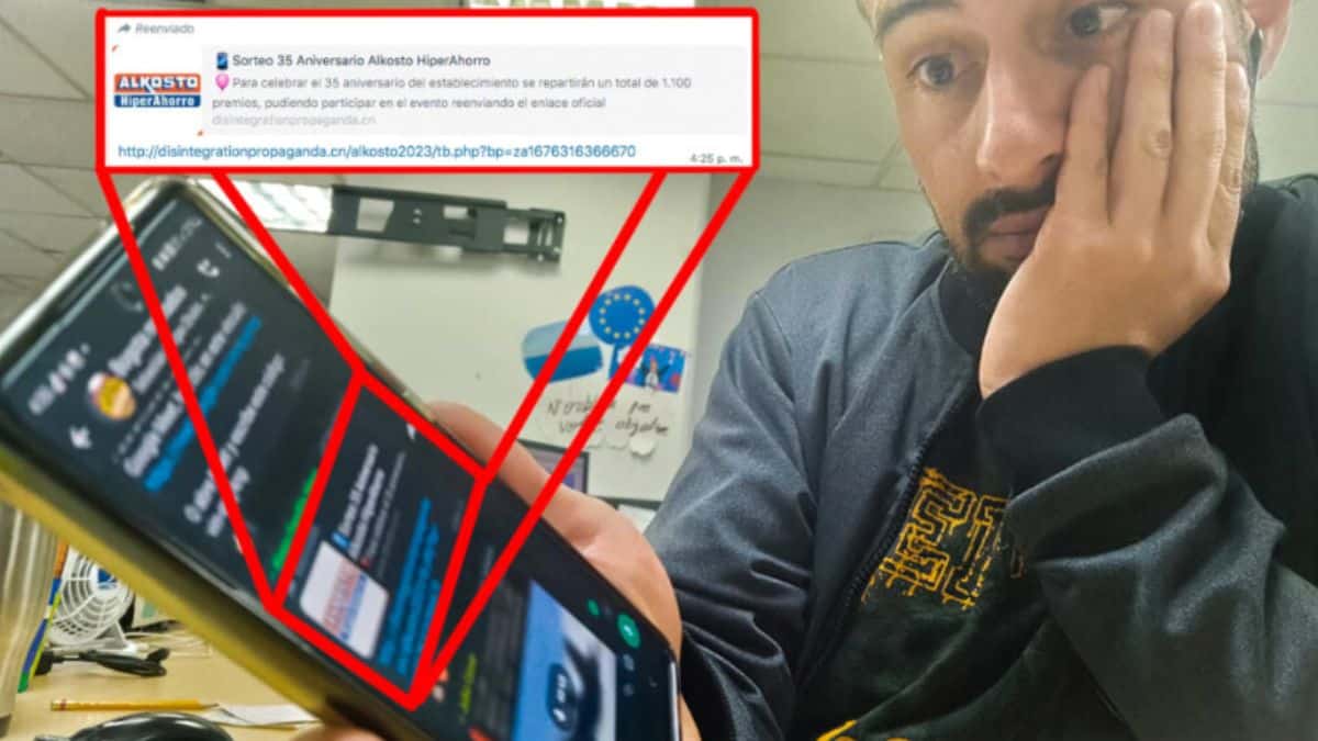 ¡Ojo! Denuncian link fraudulento de Alkosto