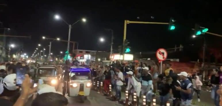 Motocarros y taxis estarían participando en los famosos piques ilegales
