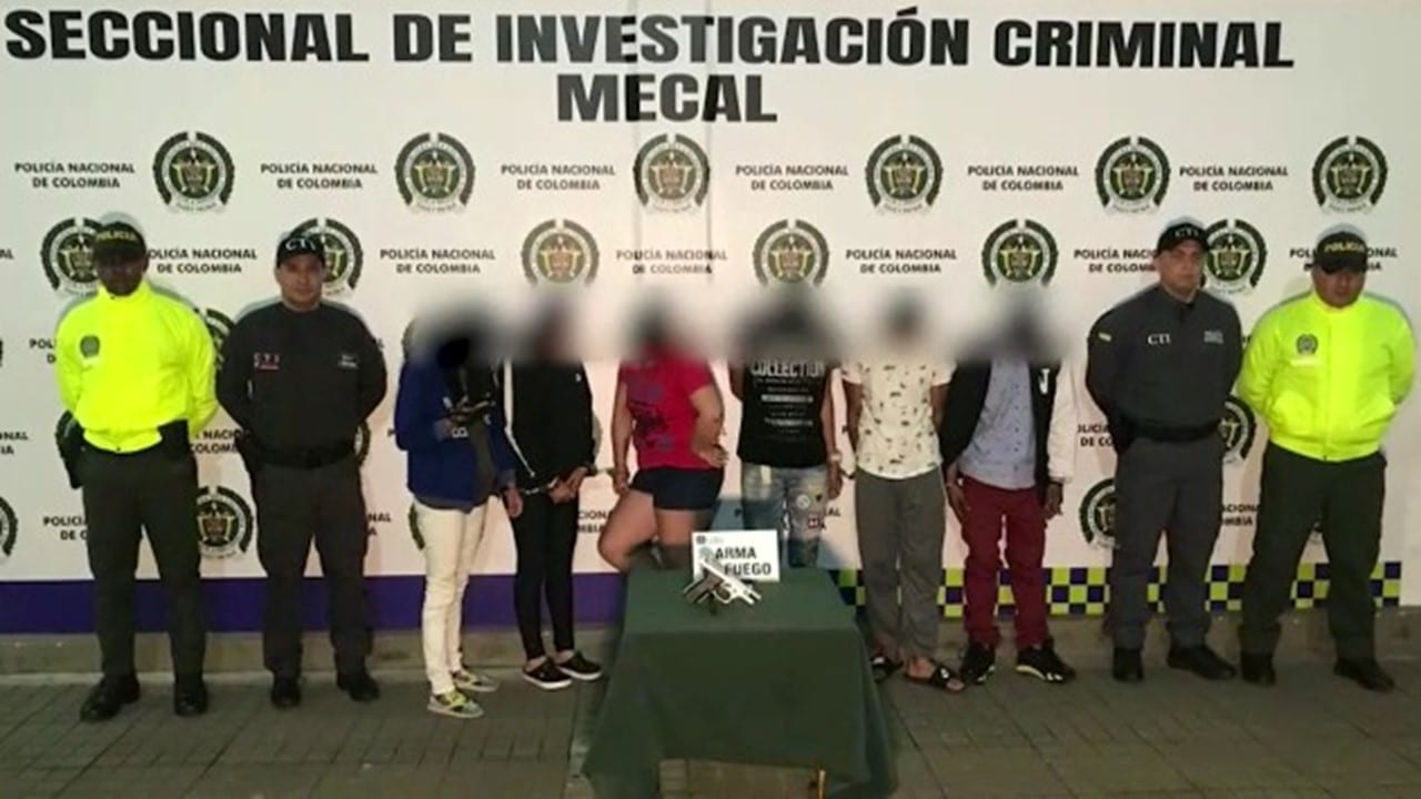 Policía desarticula a una banda criminal por homicidios en la comuna 18