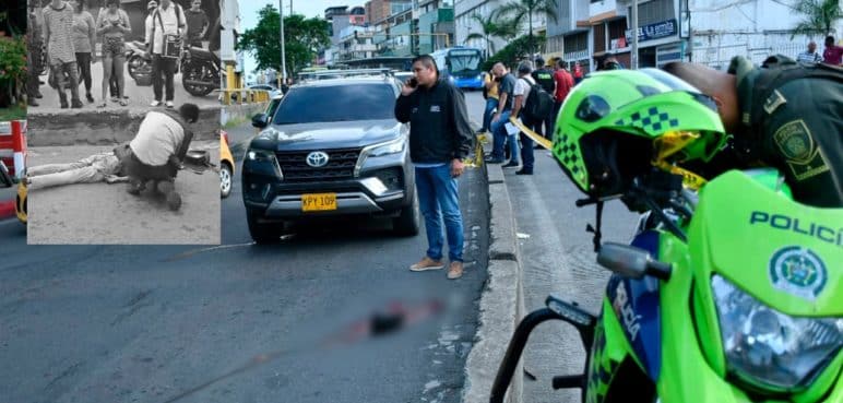 Un presunto ladrón fue asesinado por el conductor de un vehículo en el centro de Cali