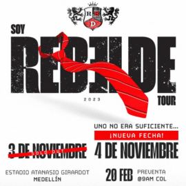 Yo digo R, ustedes dicen BD: Anunciaron segunda fecha de concierto en Medellín
