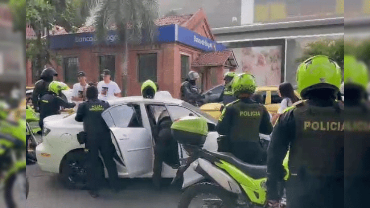 Secretario de seguridad interviene caravana fúnebre en el norte de Cali
