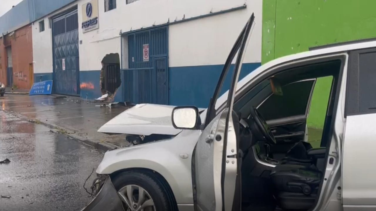Un habitante de calle resultó lesionado tras un accidente de tránsito