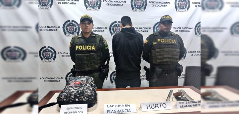 Un 'motoladrón' fue capturado tras cometer un hurto en la Pasoancho