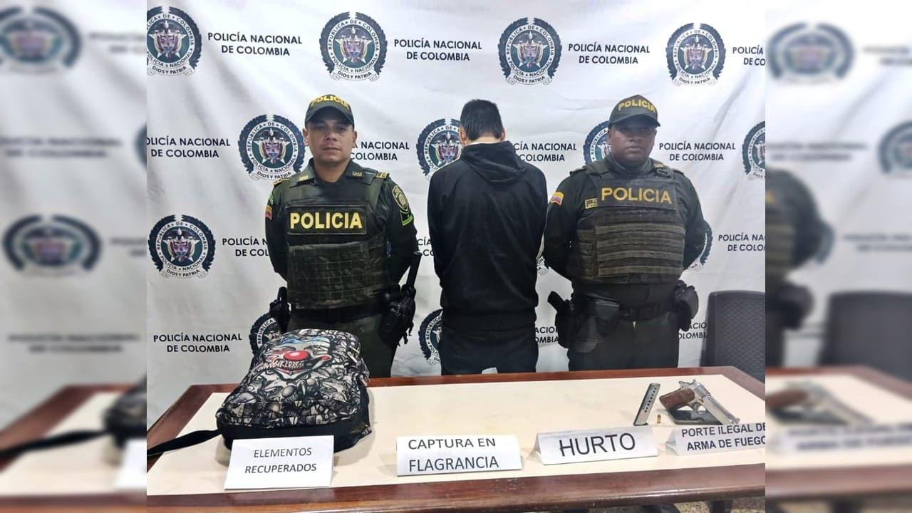 Un 'motoladrón' fue capturado tras cometer un hurto en la Pasoancho
