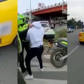 Video: Capturan a delincuentes que, al parecer, robaban desde un taxi en Jamundí
