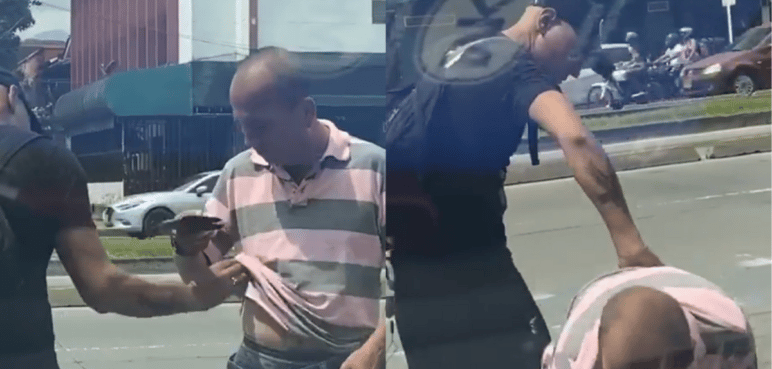 ¡Hasta la ropa interior! Ladrón requisó a un hombre para robarlo en Cali