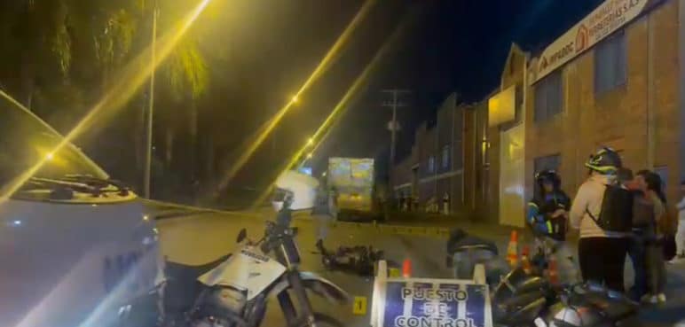 Accidentes en Cali dejan dos motociclistas muertos la noche anterior