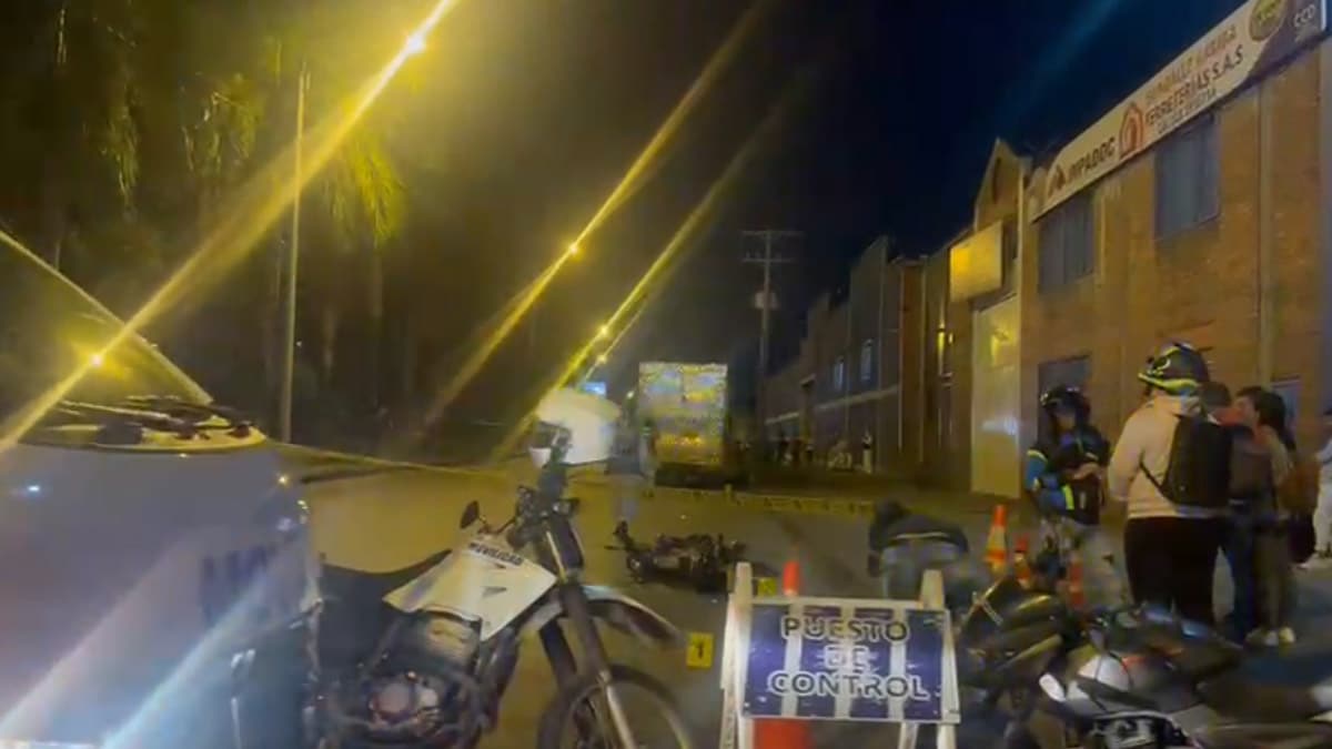 Accidentes en Cali dejan dos motociclistas muertos la noche anterior